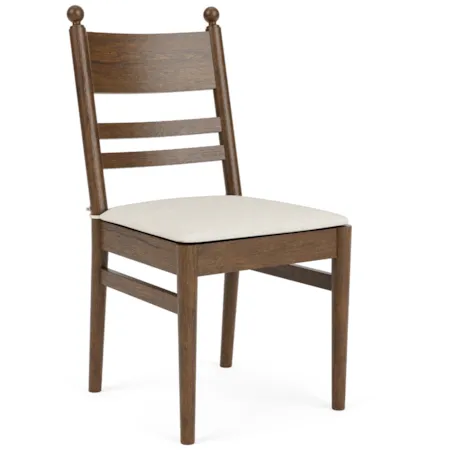 Ladderback Chair with Cushion