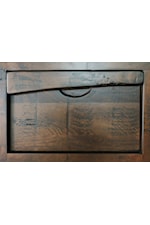 International Furniture Direct Mezcal Rustic 3-Drawer Great Chest for TV with 1 Door