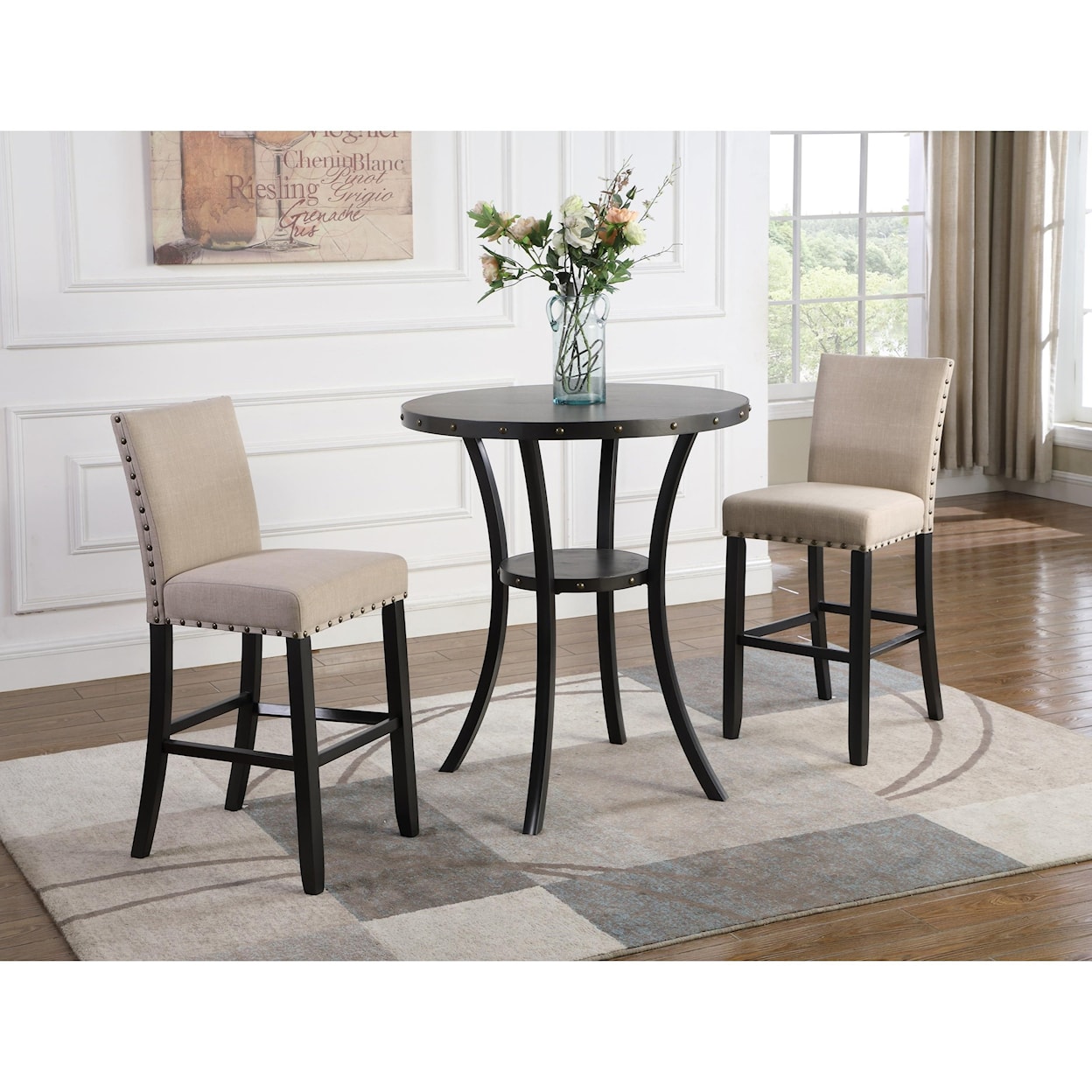 New Classic Furniture Crispin Bar Table