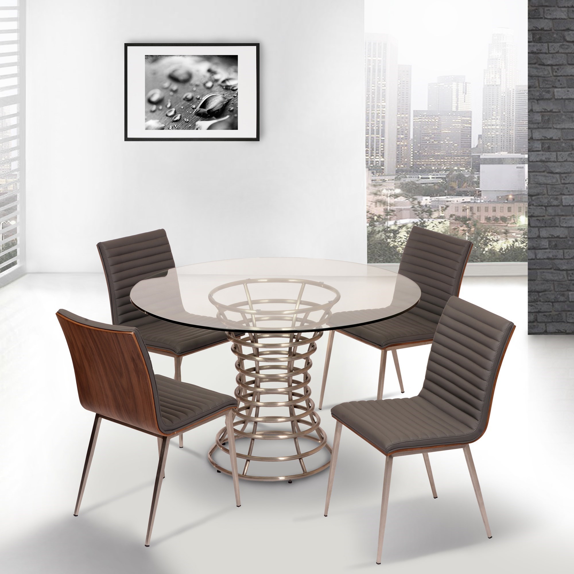 Faux Leather Dining Chair