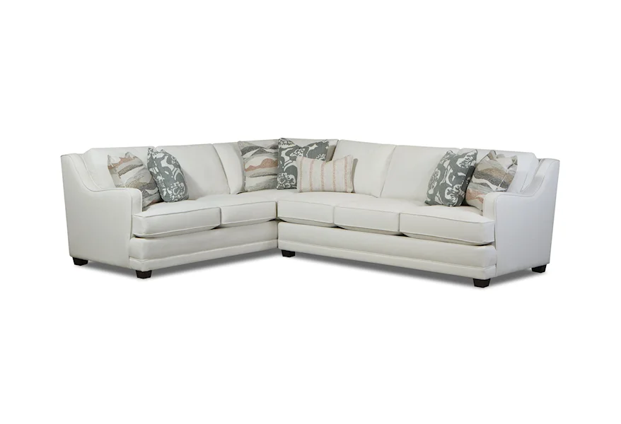 7000 MISSIONARY SALT 2-Piece Sectional by Fusion Furniture at Prime Brothers Furniture
