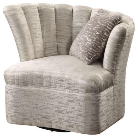 Swivel Chair w/1 Pillow