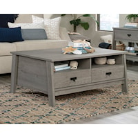 Modern Farmhouse Lift-Top Coffee Table  with Hidden Storage