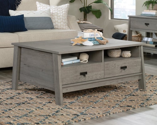 Modern Farmhouse Lift-Top Coffee Table  with Hidden Storage