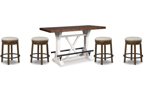 Counter Height Table and 4 Stools