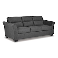 Contemporary Sofa with Flare Tapered Arms