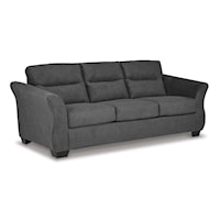 Contemporary Queen Sofa Sleeper with Flare Tapered Arms