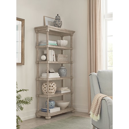 Farmhouse 6-Shelf Etegere