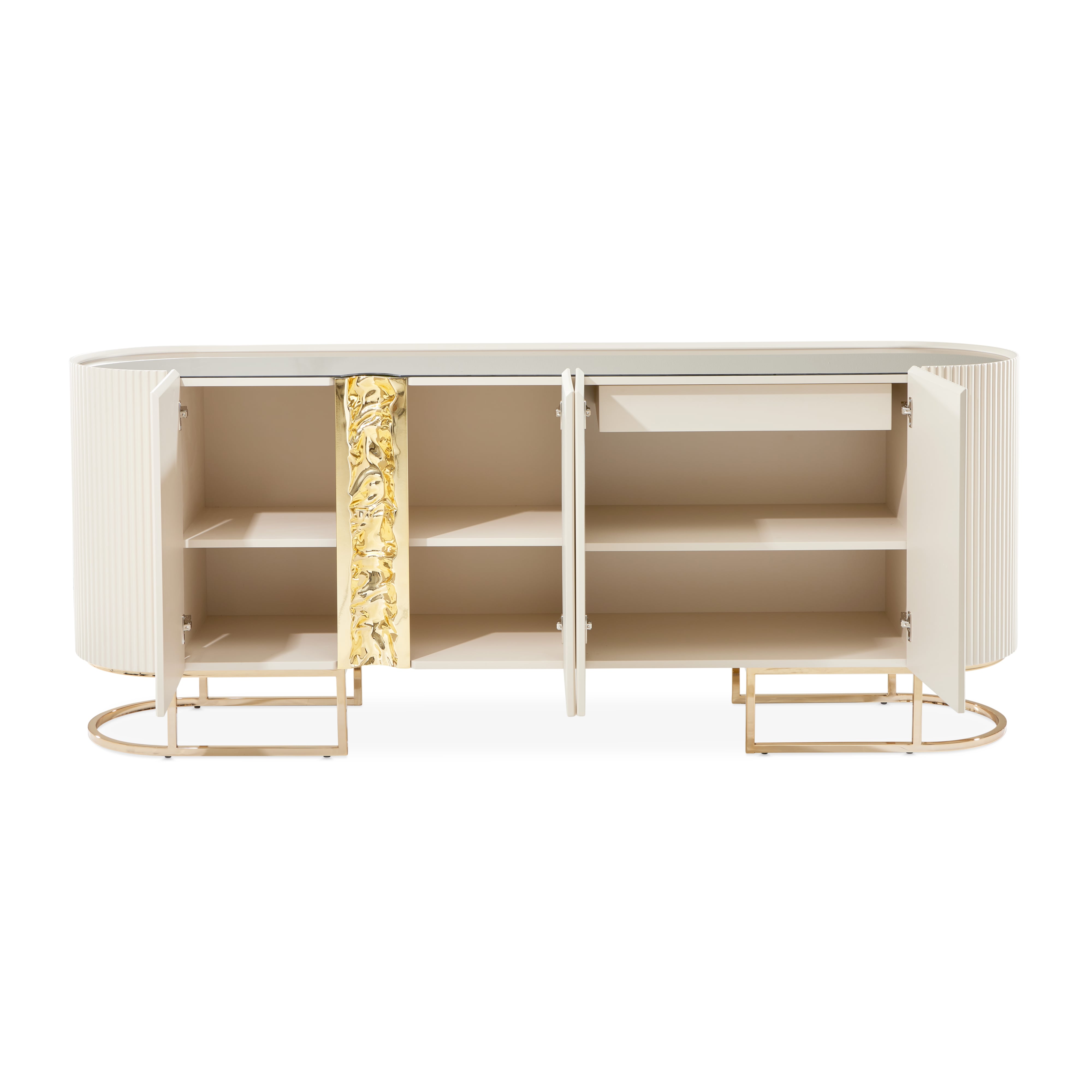 Michael Amini Lisbon Oval Console Table