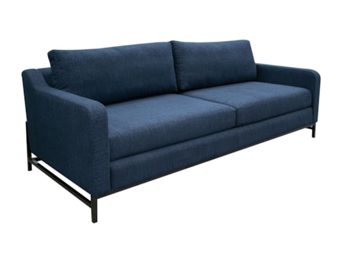 Transitional Sofa with Iron Base