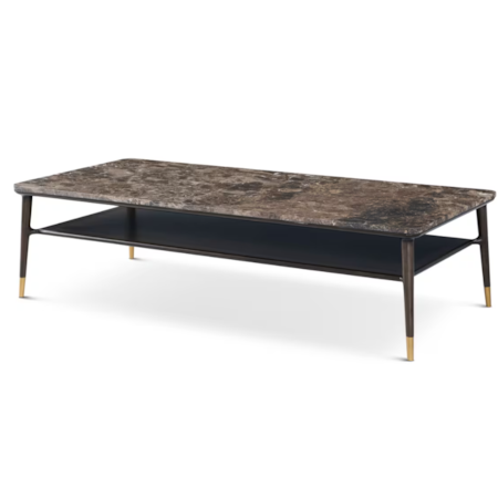 Stratton Street Rec. Marble-Top Coffee Table