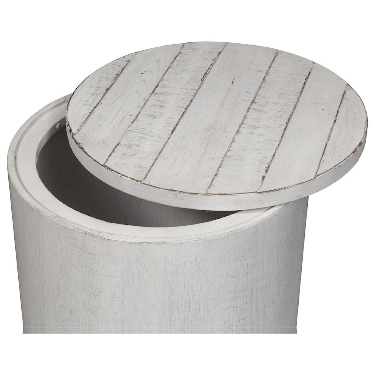 Liberty Furniture Modern Farmhouse Drum End Table