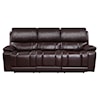 New Classic Cicero Cicero Sofa  W/ Pwr Fr & Hr -Brown