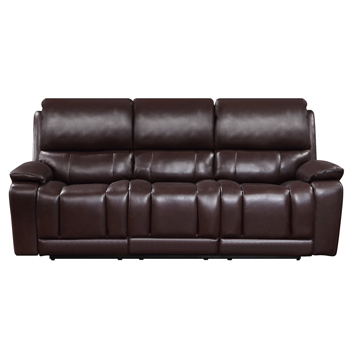 New Classic Cicero Cicero Reclining Sofa-Brown