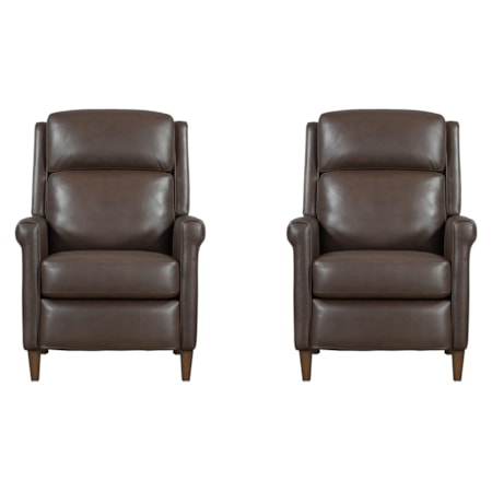 Manual Push Back Recliner (Set of 2)