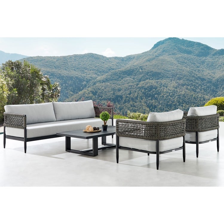 Armen Living Alegria Outdoor Conversation Set