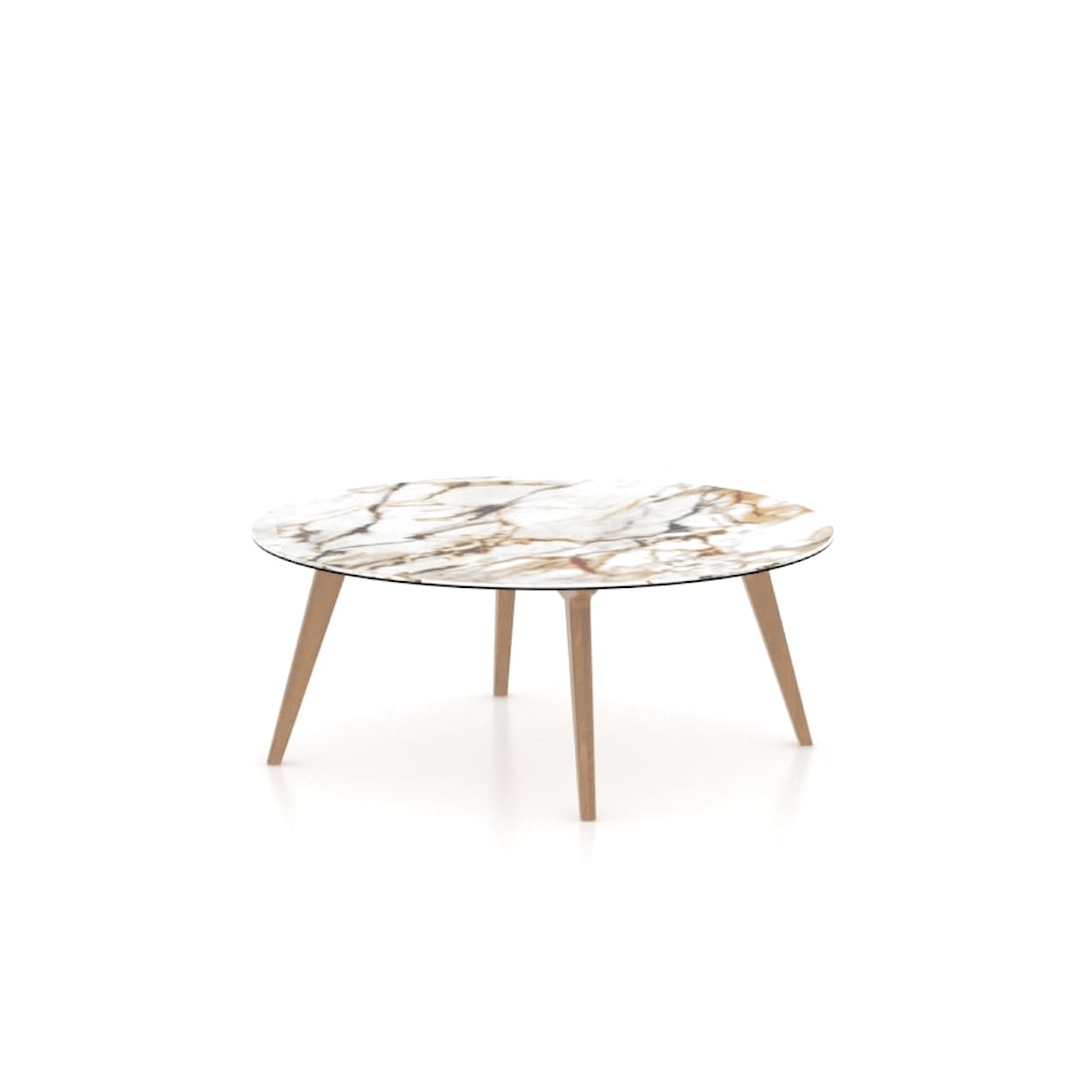 Canadel Accent Customizable Round Coffee Table