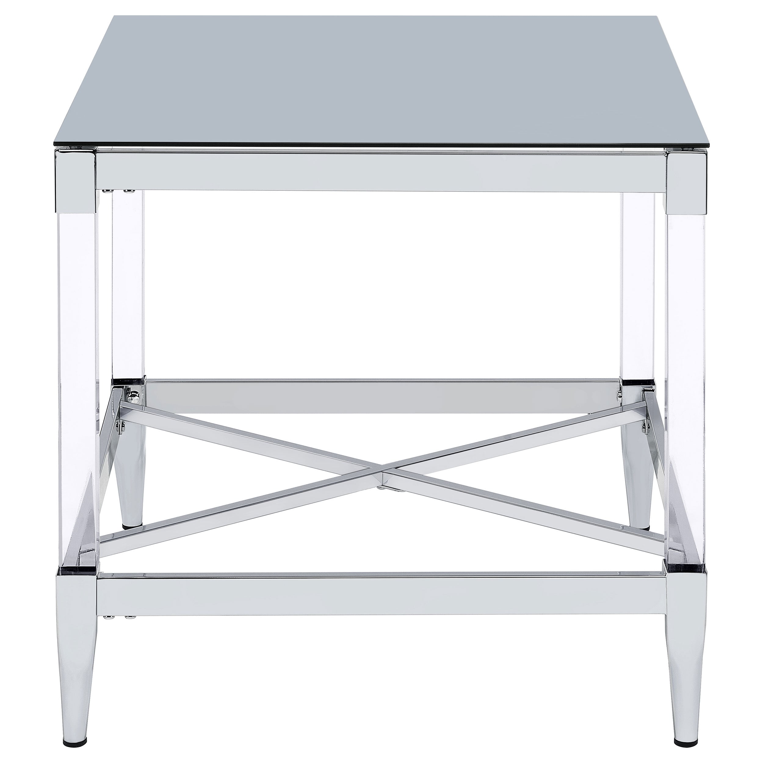 Coaster Lindley Lindley Tempered Mirror Side End Table