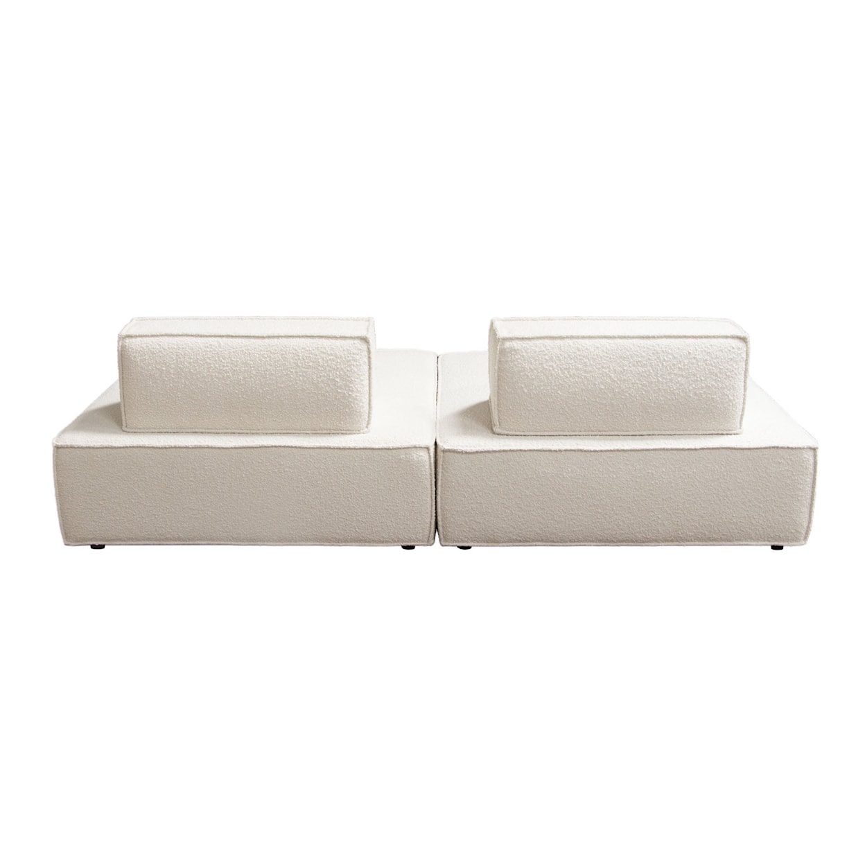 Diamond Sofa Furniture Cara Cara 2-Piece Square Modular Lounger