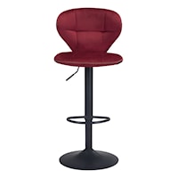 Salem Bar Chair Red