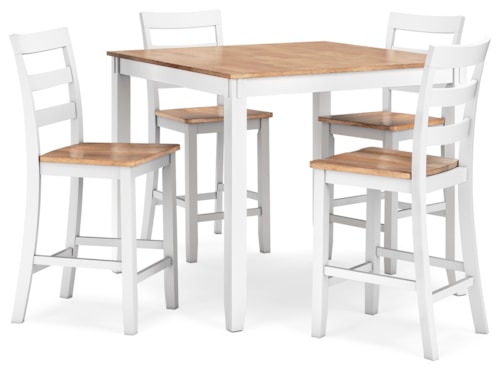 5-Piece Casual Counter Height Dining Set