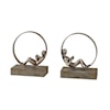 Uttermost Accessories Lounging Reader Bookends Set of 2