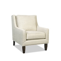 Contemporary Wing Back Chair