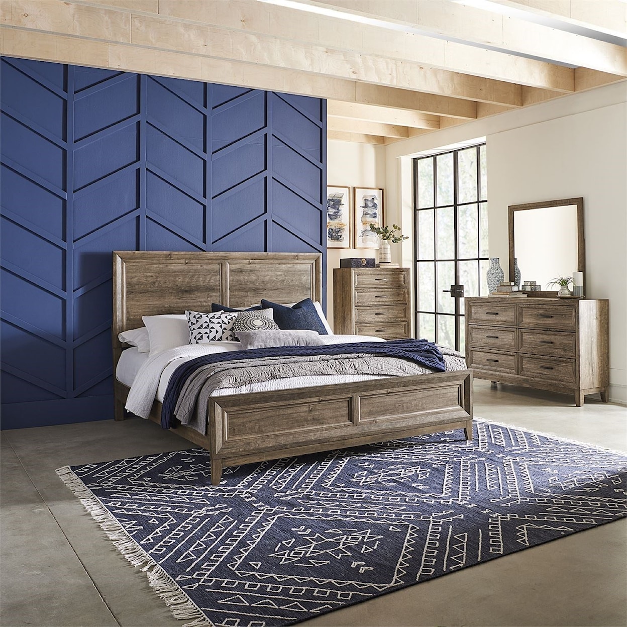 Liberty Furniture Ridgecrest California King Panel Bedroom Group