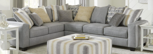 Transitional 2-Piece Sectional Sofa 