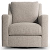 Bernhardt Plush Ventura Fabric Swivel Chair