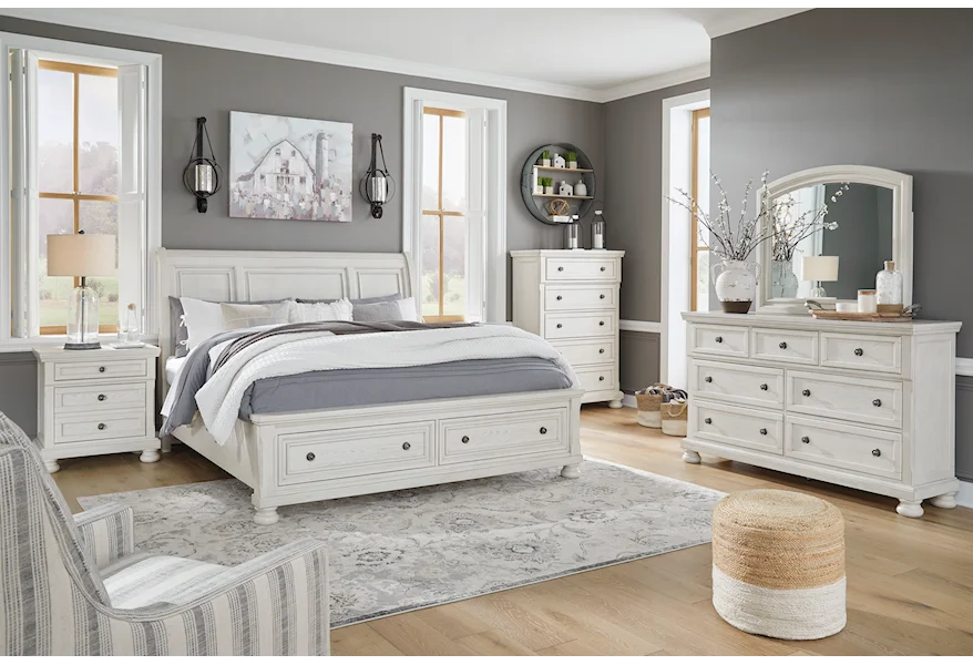 Robbinsdale California King Bedroom Group by Signature Design by Ashley at Furniture Fair - North Carolina