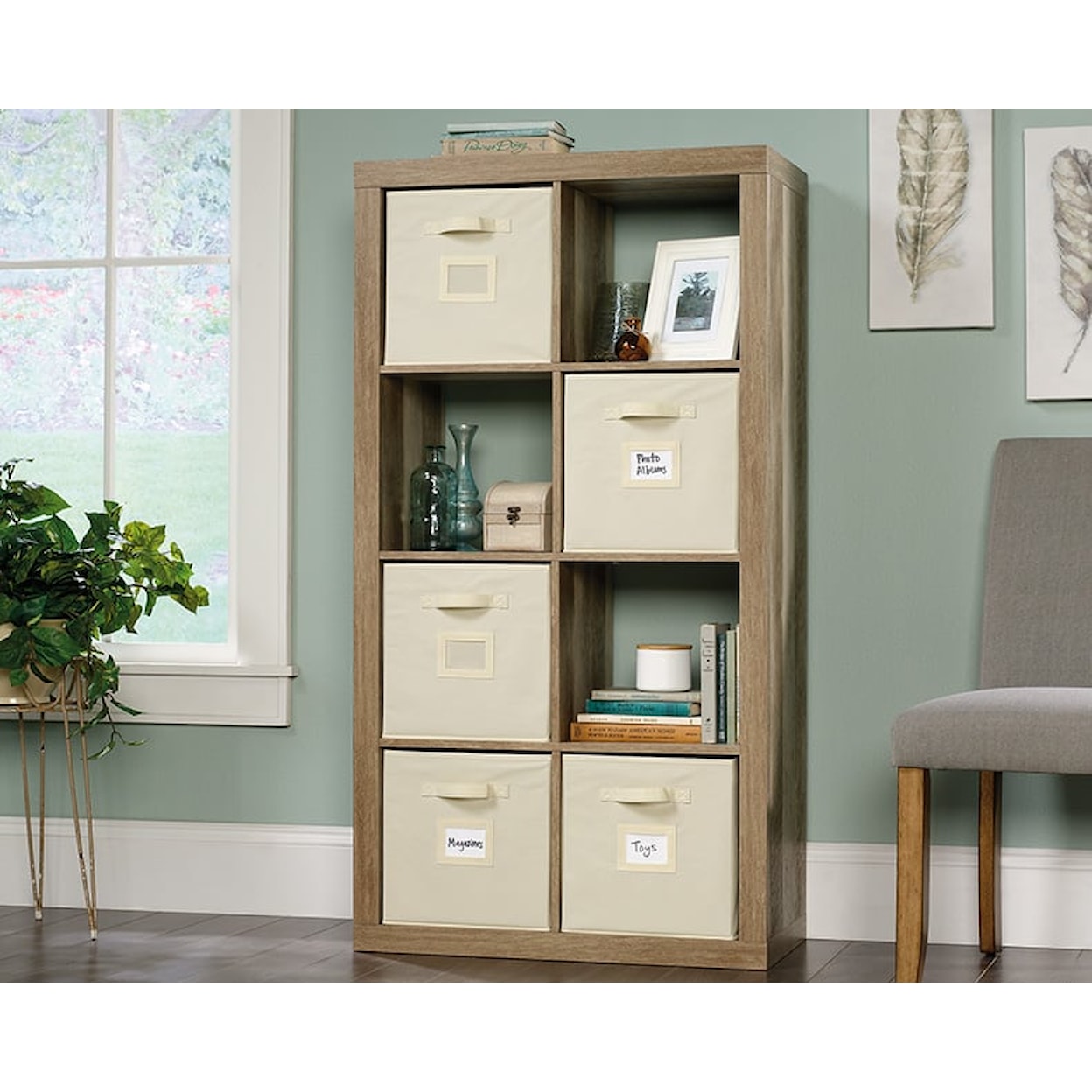 Sauder Stow-away Cube Storage 8-Cube Organizer