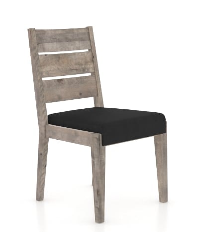 Customizable Side Chair with Ladder Back & Upholstered Seat