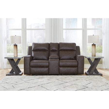 Reclining Loveseat with Console