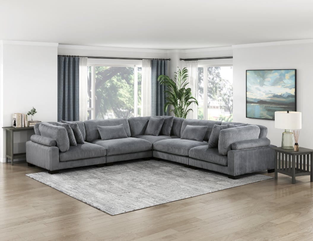 Homelegance Traverse 5-Piece Sectional Sofa