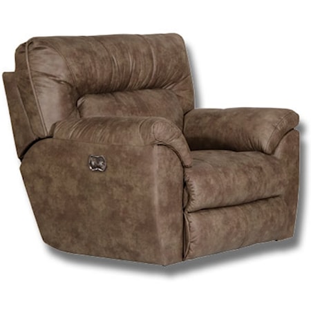 Casual Contemporary Power Wallhugger Recliner with USB Port