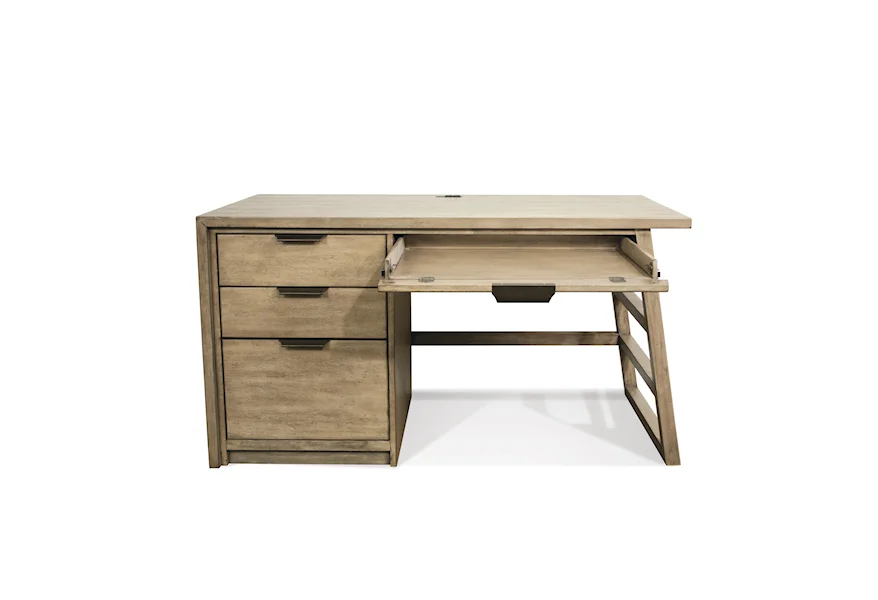 Perspectives Single Pedestal Desk by Riverside Furniture at Mueller Furniture