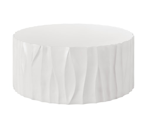 Coastal Outdoor Round Cocktail Table