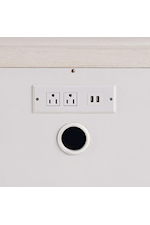 Wire Management, 2 Outlets & 2 USB Ports