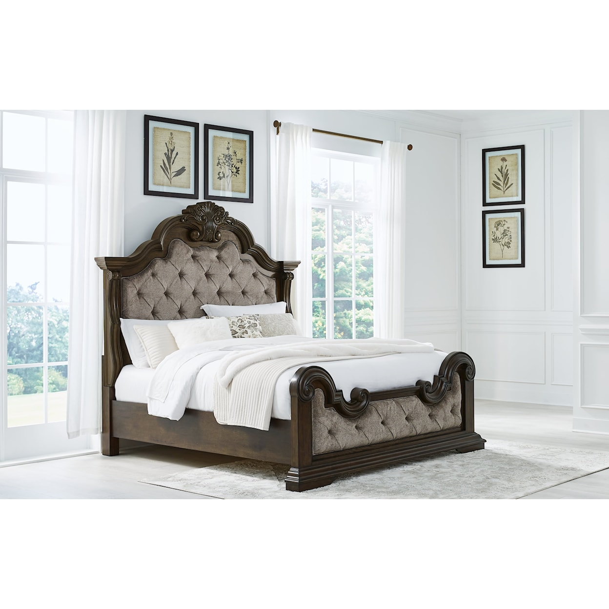Signature Design Maylee Queen Upholstered Bed