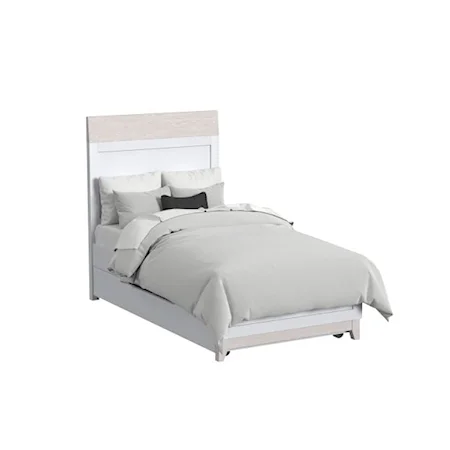 Contemporary Twin Bed with Trundle