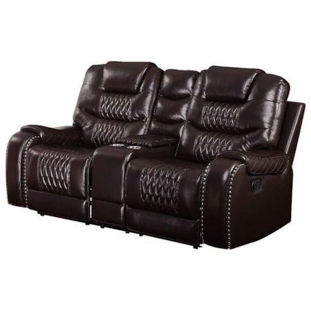 Reclining Loveseat w/Console