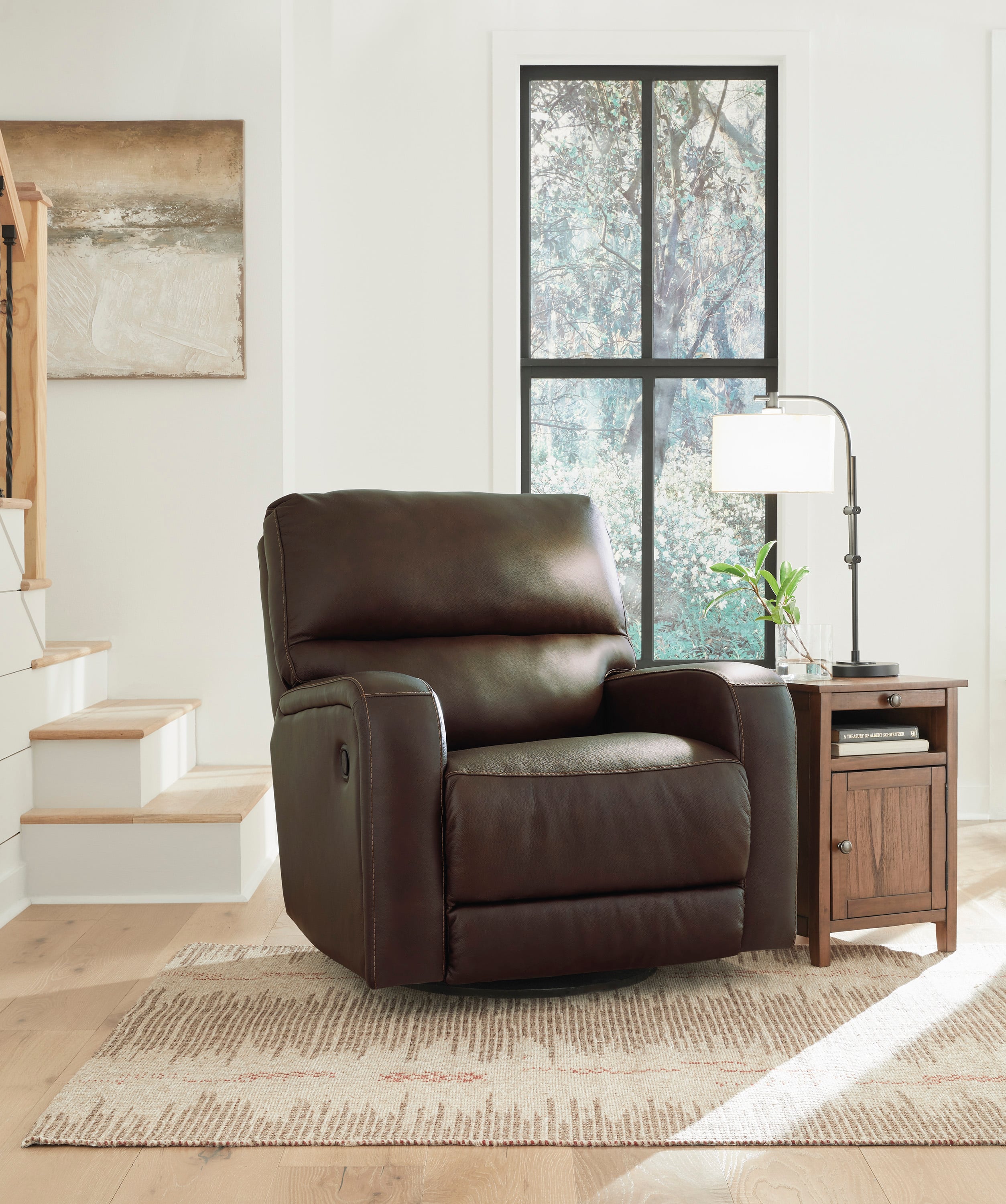 Signature Design by Ashley Emberla Swivel Glider Recliner