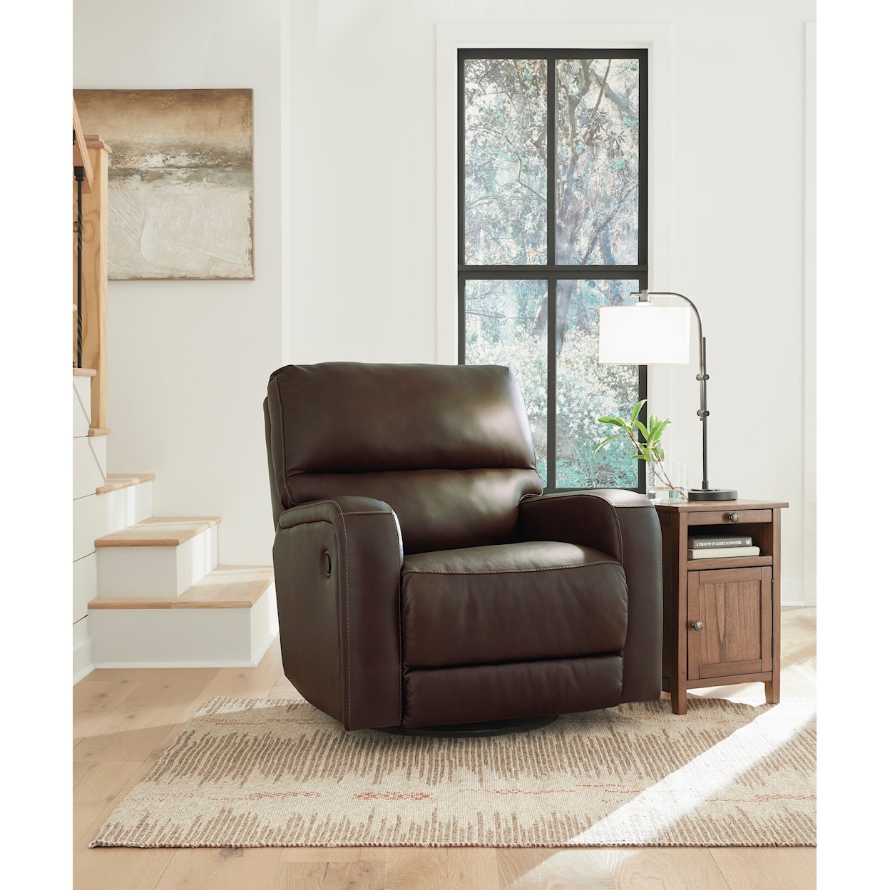 Signature Design by Ashley Emblera Swivel Glider Recliner