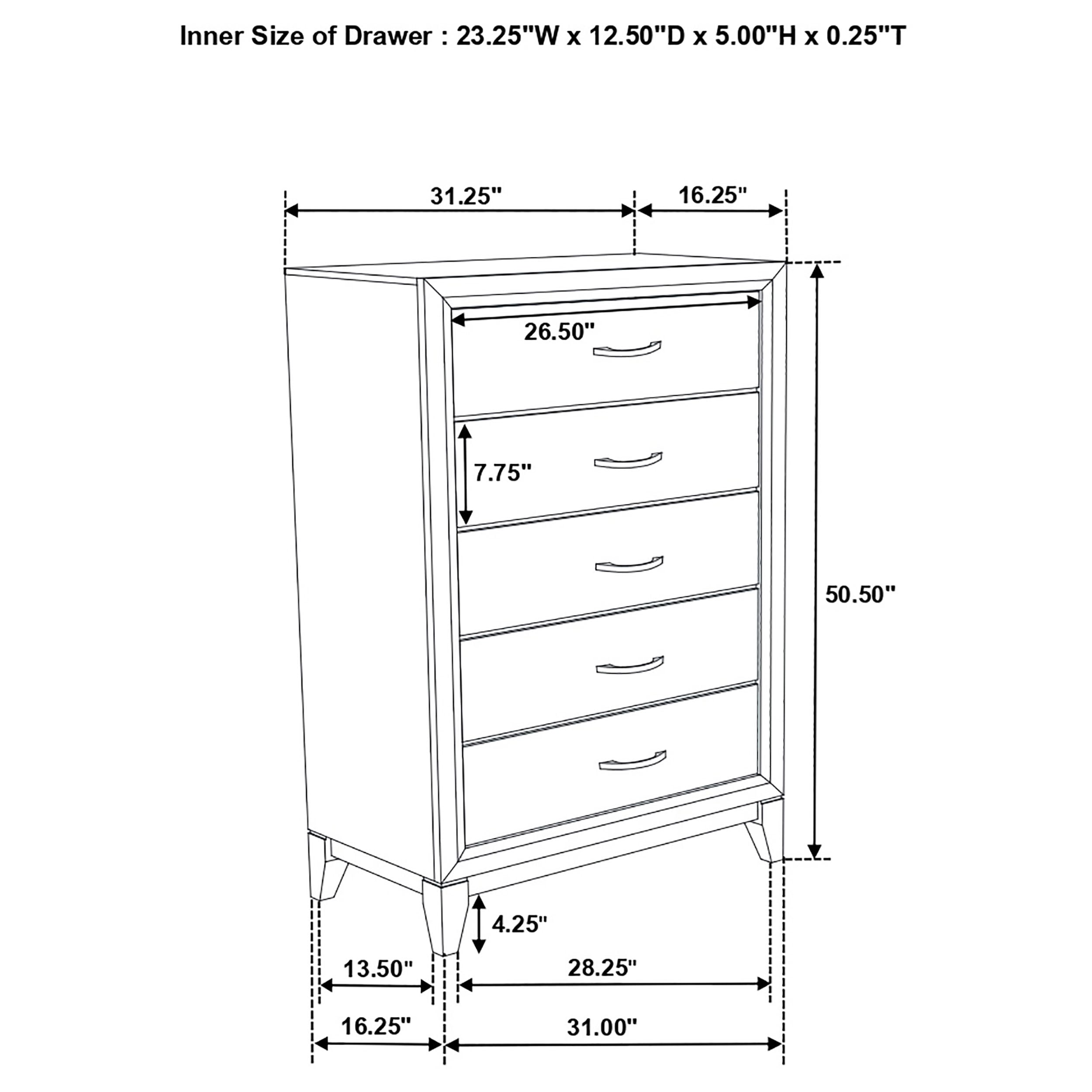 Coaster Watson Watson Five-piece Twin Bedroom Set