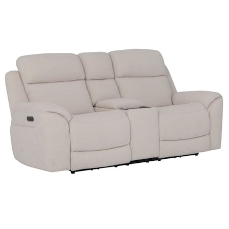 Power Reclining Console Loveseat