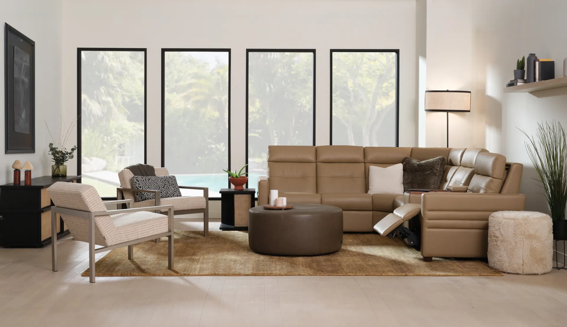 3-Piece Power Reclining Sectional Sofa