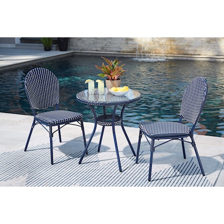 Outdoor Table and Chairs (Set of 3)