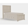 Mavin Kingsport Twin XL Panel Bed Left Drawerside