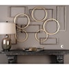 Uttermost Alternative Wall Decor Elias Bronze And Gold Wall Art